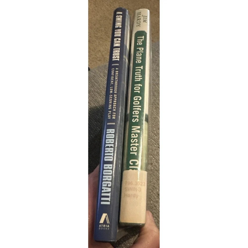 A Swing You Can Trust & The Plane Truth For Golfers Set Of 2 Golf Books